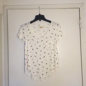 Junior Hollister white tee